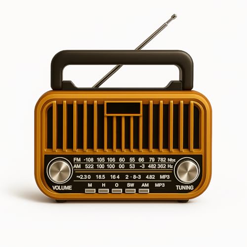 Image of Fire Turtle Pocket Blast FM Radio with Bluetooth Speaker with Powerful Sound,FM Recording, Antenna, 6w-12 Hours (USB Charging) and Number Pad (AUX, SD Card, USB Input) (New-FM)