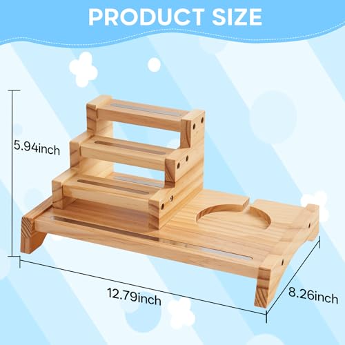 Image of for Tonies Box Organizer Shelf, 3-Tier Tonies Magnetic Shelf Compatible with Toniesbox 1 and Toniesbox 2, Desktop Display Storage Rack for 10-15 Tonies Figures Characters Compatible Charging Station