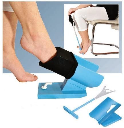 GOUMAO Sock Aid Easy On Easy Off Sock Dressing and Undressing Aid - Sock Slider Kit & Shoe Horn | Pain Free No Bending, Stretching or Straining System That Packs up for Convenient Travel