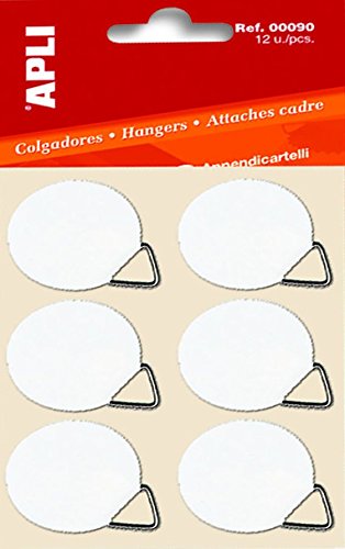 Miniatura 2 de Apli 90-Colgadores De Papel Autoadhesivos 12 U.