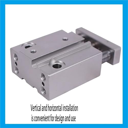 Micro-vérin à trois tiges ultra compact MGJ10-10 avec guidage rigide