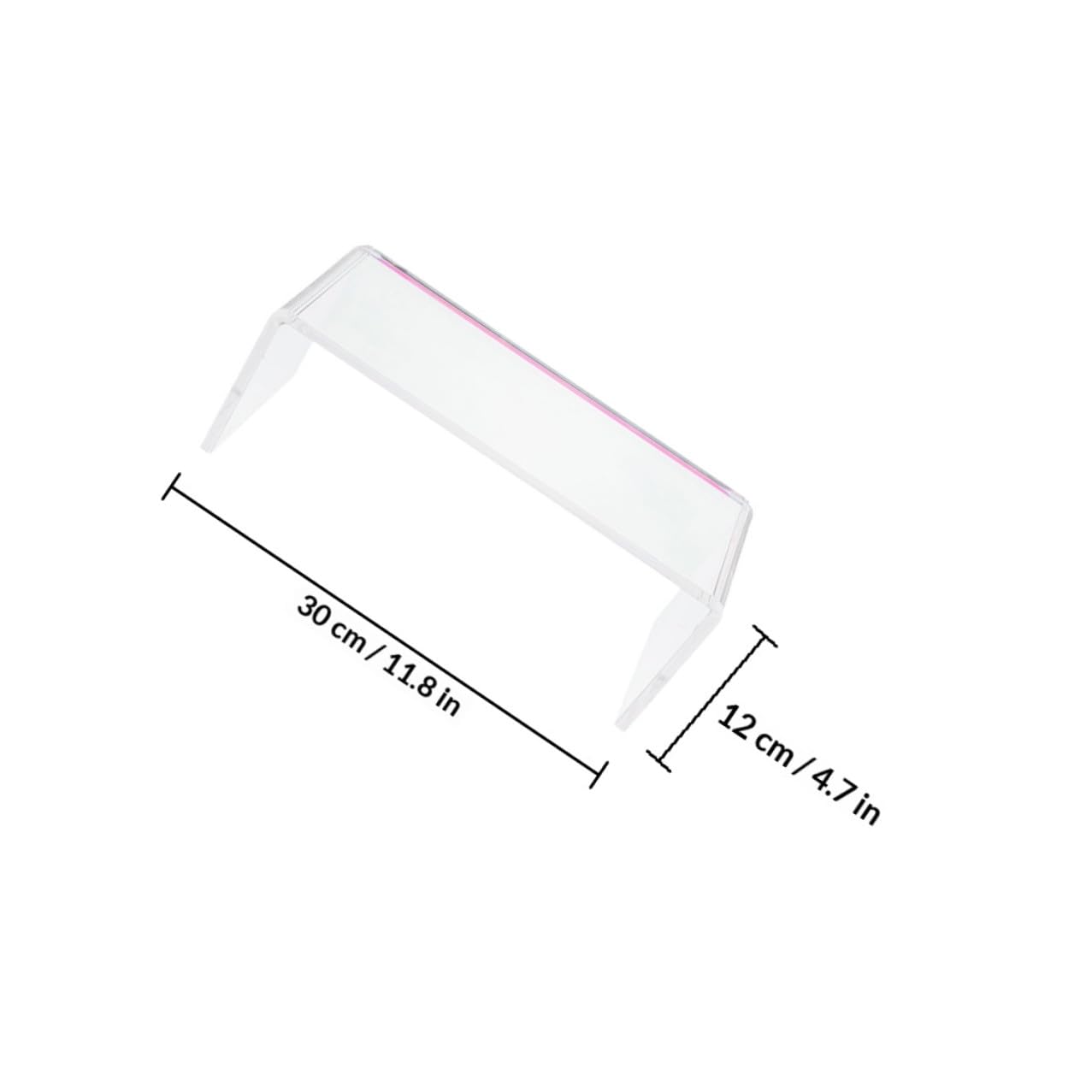 Cuscino Bianco Manicure Poggiamano in Acrilico per Polso | Uso Salone e Casa, Supporto Stabile del Polso, Portatile, Protegge Piano Dalla Polvere di Limatura