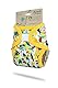 Petit Lulu Größe 2 PUL Überhose (5-16 kg) | Klett | One Size Windelüberhose | Baby Windelhose | Waschbar & Wasserdicht | Stoffwindeln | Hergestellt in EU (Chilling Sloth)