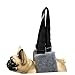 Milisten Comfortable Dog Sling Harness for Rear Legs Support Pet Rehabilitation Carrier Durable Fleece Material for Senior Dogs for Walking and Recovery