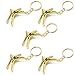 AAProTools Set Of 5 Pcs Gold Speculum Keychain Stainless Steel - Gift For Doctor & Midwife