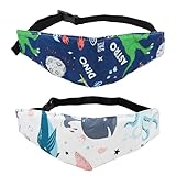 Lot de 2 appuie tête réglables pour siège enfant   Avec protection de ceinture pour un sommeil sûr dans la voiture