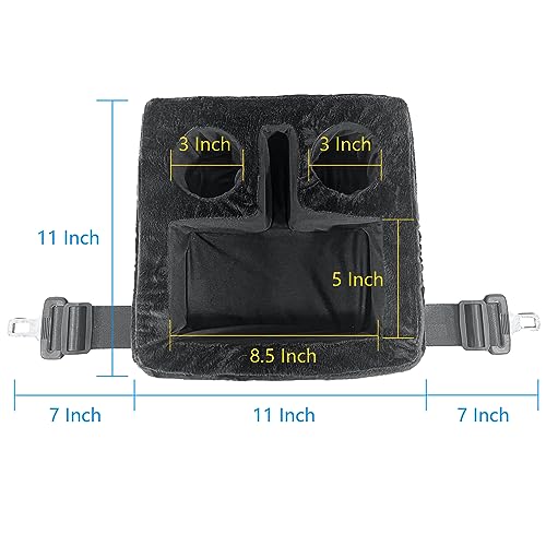 Organizador de asiento trasero con portavasos para carro miniatura 5