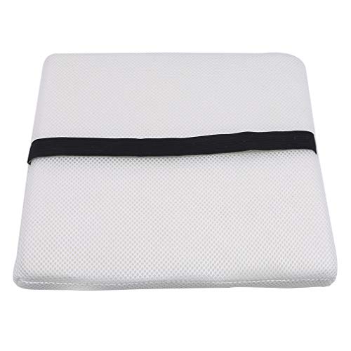 LIGHTBLUE Car Seat Cushion Pad for Car Driver Seat Office Memory Foam Chair Cushion,gray