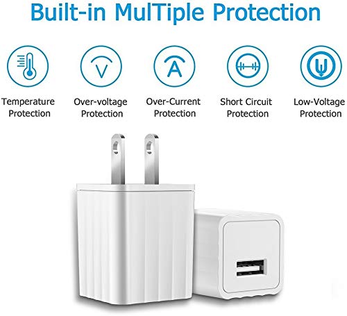 [Apple MFi Certified] iPhone Charger, 2 Pack 3FT Lightning to USB Fast Charging Data Sync Transfer Cable with 2 Pack USB Wall Charger Travel Plug Compatible with iPhone 11/11 Pro/XS/XR/X 8 7 6, iPad - Thumbnail 3
