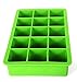 Produktbild DaoRier Silikon-Eiswürfelform, 15 quadratische Eiswürfelformen, Lebensmittelqualität grün grün 18.5*11.5CM