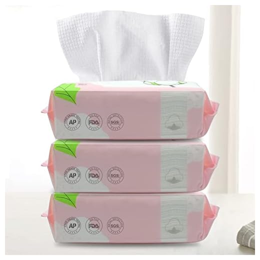 Bomullsservett gotiskbrud 100 % US bomull torr baby våtservetter mjuk torr bomullsservetter engångs ansiktshanddukar smink borttagning för känslig hud bärbar (3-pack – 180 stycken)
