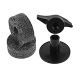 Generisch 2 Stück Beckenfilze und Kunststoffhülsen für Drumständer Geräuschdämpfende...