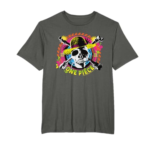 Image of One Piece Straw Hat Pirates Logo Anime Monkey D Luffy T-Shirt