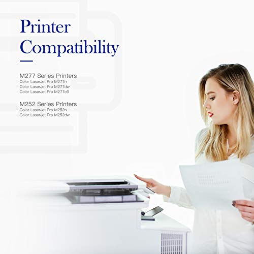 Valuetoner Compatible Toner Cartridge Replacement for HP 201X 201A CF400X CF401X CF402X CF403X CF400A for Color Laserjet Pro MFP M277dw M252dw M277n M277c6 M252n M277 (Black, Cyan, Magenta, Yellow)