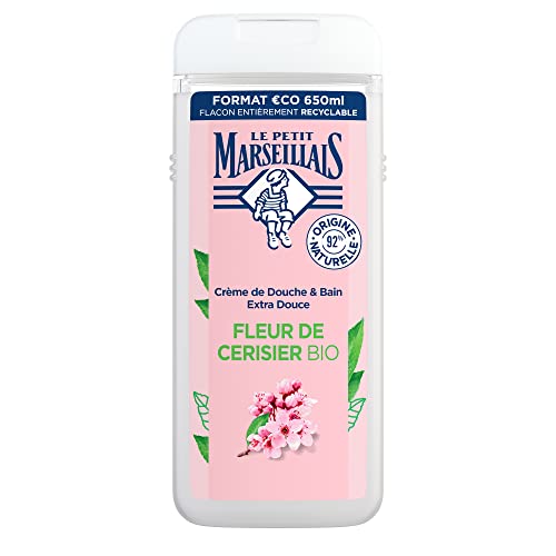 Le Petit Marseillais Crème de Douche & Bain Fleur de Cerisier Bio 650 ml