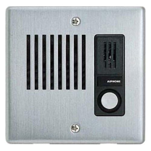 LE-DA LEF Series Audio-Only Flush Mount Door Station with Stainless Steel Cover – Weather and Vandal Resistant
