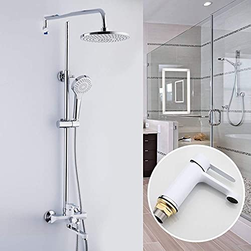 Mitigeur de douche blanc et robinet de vasque au fini mat haut de gamme