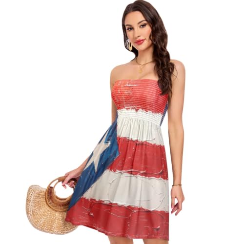 Elegante robe de plage rouge Porto Rico GuoChe, la douceur haut de gamme d'un ete