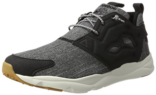 Reebok Furylite Refine, Baskets Homme, Noir (Black/Chalk-Gum), 44 EU