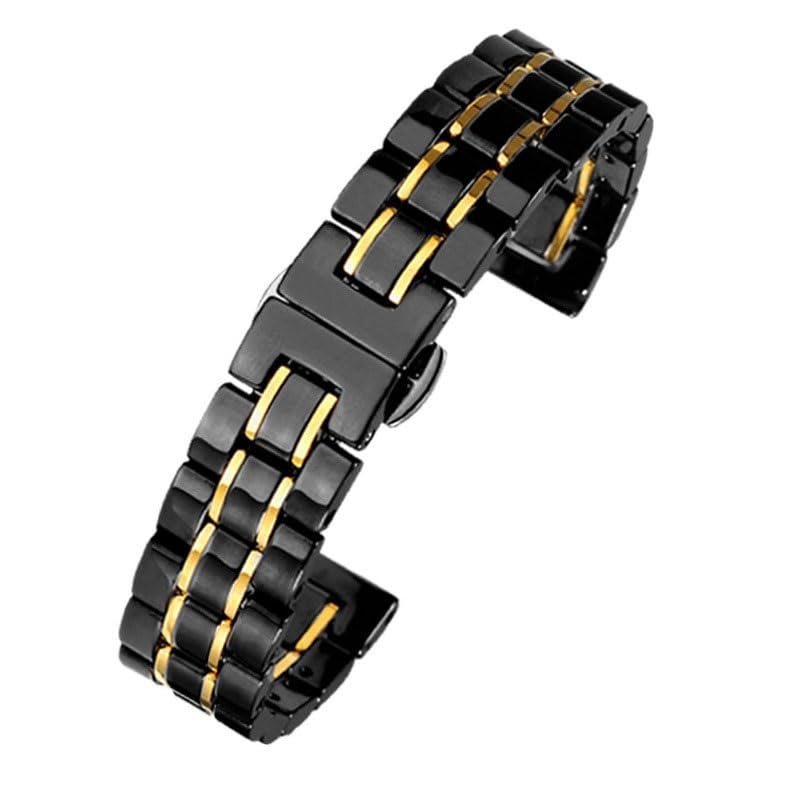 Bracelet montre céramique 18mm idéal pour sublimer votre style au bureau