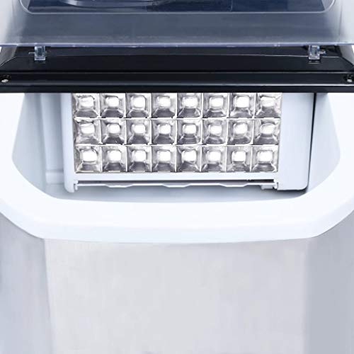 vidaXL Eiswürfelbereiter Digitale Anzeige Gastro Eiswürfelmaschine Ice Maker Eiscrasher Eismaschine Icemaker Profi… – Bild 4