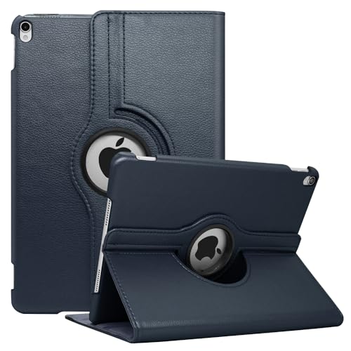 for iPad 6th Generation Cases - for iPad 9.7 inch Air1 2018 2017 Case Cover - 360 Degree Rotating Stand, Auto Sleep Wake (A5 - Deep Blue)