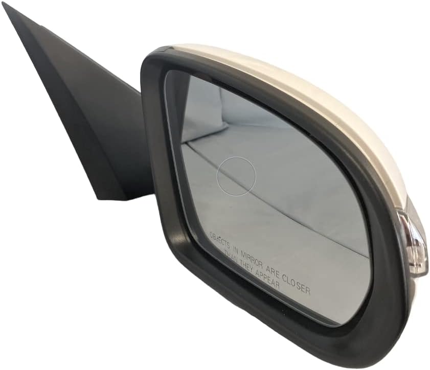 #73 8th Gear White Right Passenger Side Mirror Compatible with Mercedes C300 C400 C43 C63 AMG 2015 2016 2017 2018 2019 2020 2021 C 300 C 400 C 43 C 63