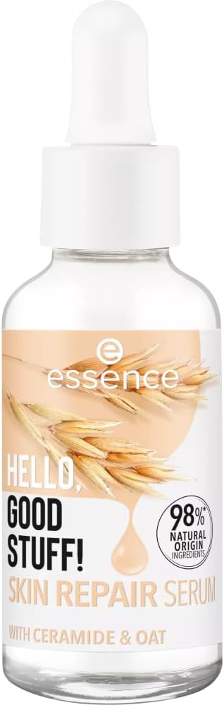 EssenceHELLO, GOOD STUFF! Skin Repair Serum, White, Nourishing, Repairing, Translucent, Vegan, Oil-Free, Paraben-Free, No Microplastic Particles, Pack of 1 (30 ml)
