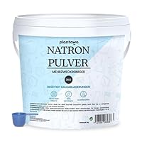 Plantawa Natron zur Reinigung von 2 kg, Backpulver für die Reinigung zu Hause. Vielseitig einsetzbar: Fleckenentferner, Bleichmittel, entfernt Gerüche und Fett. Natürlicher und reiner Ursprung.