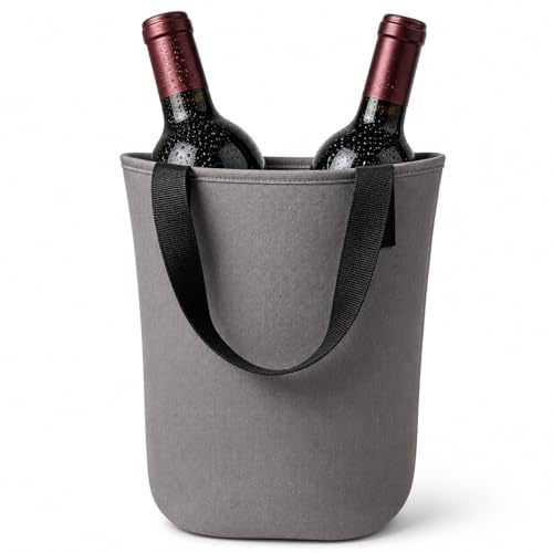 Bolsa Térmica Sacola Para Carregar Transportar Garrafas Vinhos Whisky Vodka Refrigerante (2 Garrafas)