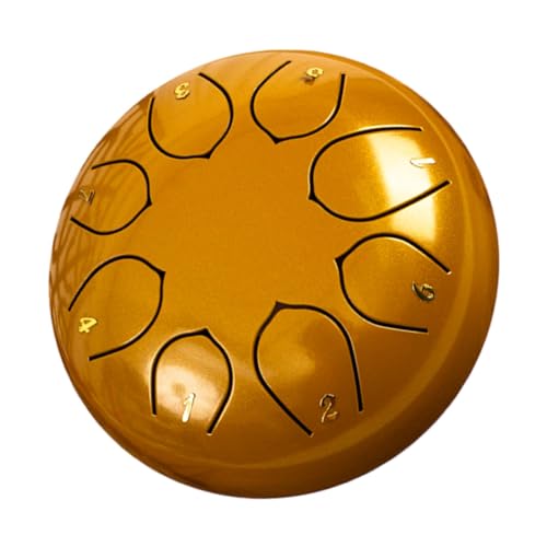 Instrument musical percussion main mini tambour acier or relaxant avec sac