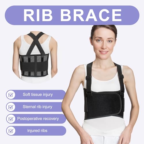 Malloraned MRB Rib Brace For Women,Breathable Chest Belt Support thumb #3