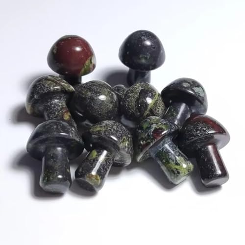 Pierres de sang de dragon en champignon pour decoration aquarium et chambre nature