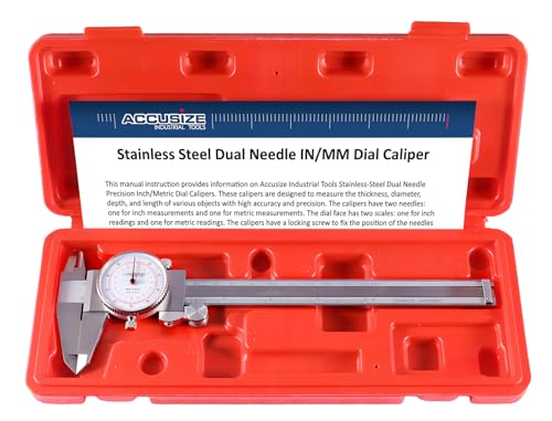 Accusize Industrial Tools 0-6''/0-150 mm by 0.001''/0.02 mm ...