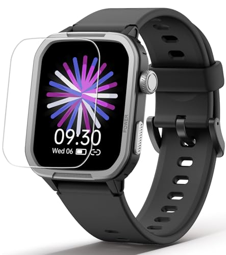 Smart Watch for Kids No Phone Needed, Tempered Glass Fitness Tracker Boy Teens with 19 Sport Modes, Pedometer, Sleep Monitor, Kids Watch Birthday Gifts Toy Gift for Girls Boys 6-16 (Black)