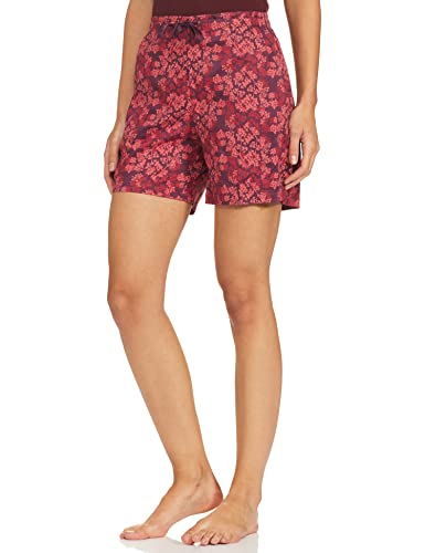 Image of Van Heusen Women's Cotton Lounge Shorts | Lightweight | Breathable Cotton | Relaxed fit | Printed | Comfortable Everyday Wear | Style 55501|Available in Pack of 1 & 2