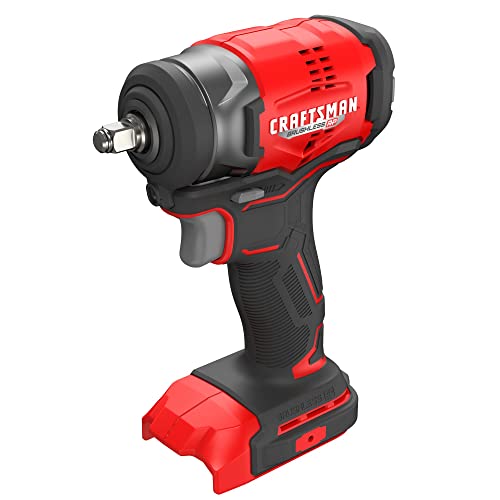 Image of CRAFTSMAN V20 RP Cordless Impact Wrench, 3 /8 inch Drive, Bare Tool Only (CMCF911B)