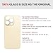 UooFide Back Rear Screen Glass Cover Replacement Compatible with iPhone 14 Pro Max 6.7-Inches All Carriers (Gold)