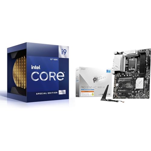 Image of Intel Core i9-12900KS Gaming Desktop Processor + MSI PRO B760-VC WiFi IV ProSeries Motherboard