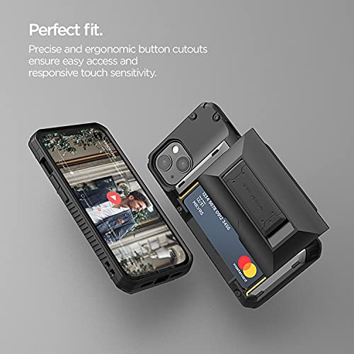 Vrs Design Damda Glide Hybrid Phone Case Compatible For Iphone 13 (2021), Functional Sturdy Cell Phone Case-Black #TOP2