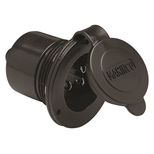 Marinco 150BBI Marine On-Board Charger Inlet (15-Amp, 125-Volt...
