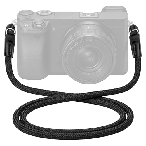 Gaomoeny Sangle Appareil Photo, 105 cm Bandouliere Appareil Photo tour de cou réglable avec système de fixation rapide, sangles pour appareils photos reflex...