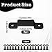 YBEATY 8 Pcs Tape Measure Clip Metal Measuring Tape Holder Belt Clips Universal Tool with Screws Hanger Storage Dock Easy to Carry for Mount Drill Power Measures Belt Clips Tool Pocket Pouch