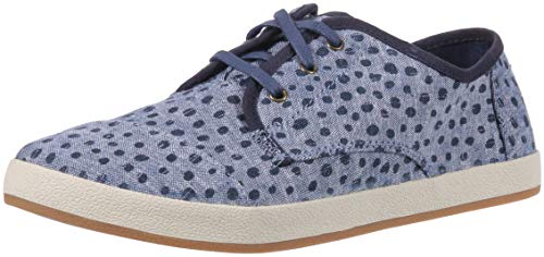 TOMS Womens Paseo Lace Up Sneakers Shoes Casual - Blue