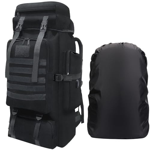 Wesoke 80L Hiking Backpack with Rain Cover for Men & Women