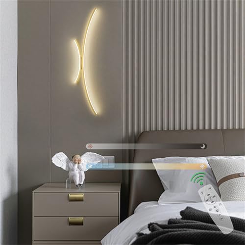 Lámparas murales lineales LED para iluminar salones modernos y pasillos
