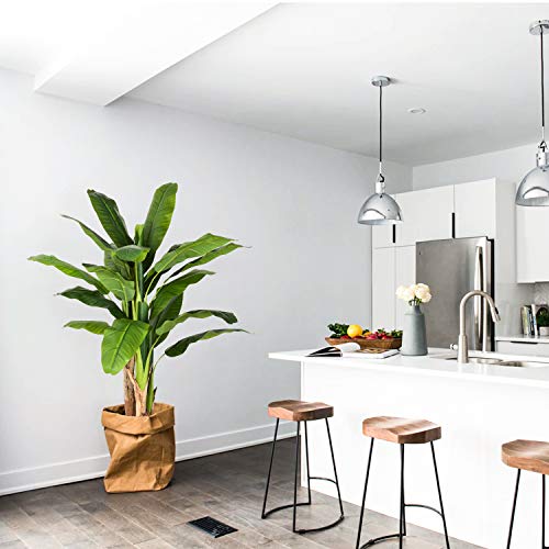 Artiflr 5 Feet Artificial Banana Tree Fake Silk Plant with UV Protection, Feel Real Artificial Tree, Super Quality, Feet, Green