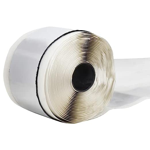ElastPro Super Waterproof Butyl Aluminum Foil Tape(Silver/Black) (50mmX1.5mmX5meter)