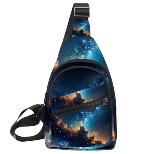 Mochila bandolera multicolor para hombre y mujer ideal como bolsa de pecho urbana