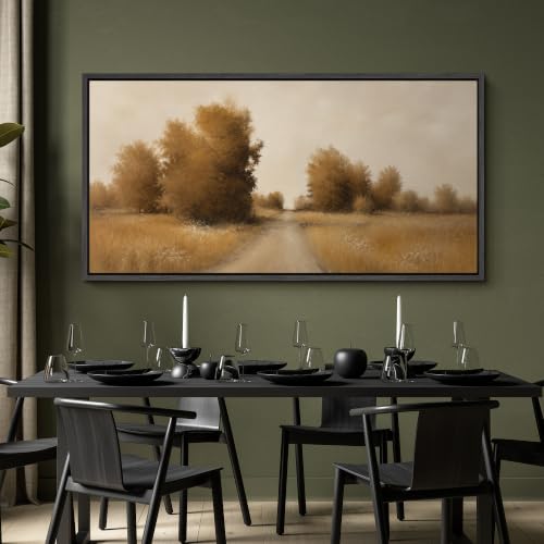 Image of MUDECOR Extra Large Framed Canvas Print Wall Art Autumn for Living Room